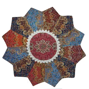 رومیزی ترمه مدل چهل تکه نسترن کد W126