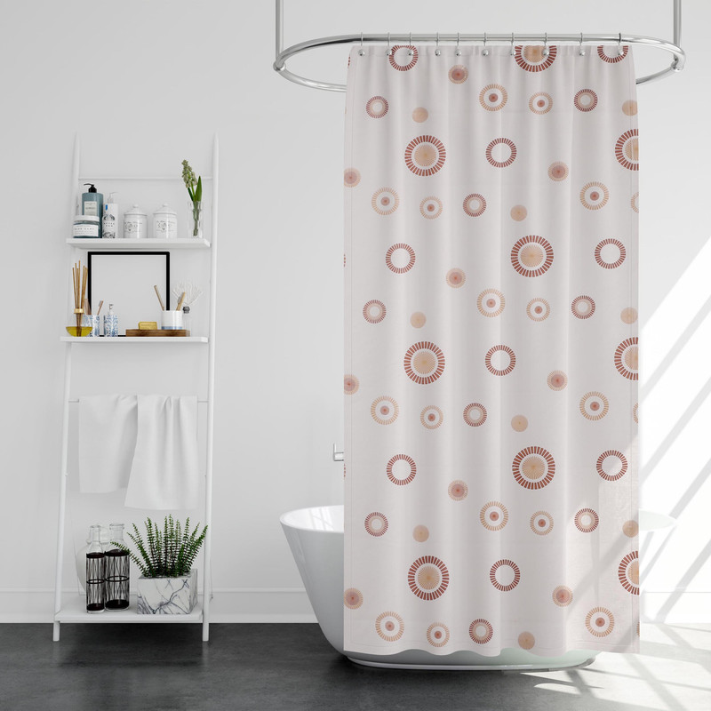     پرده حمام پیسو مدل BZ-11 سایز  180×200 سانتی متر