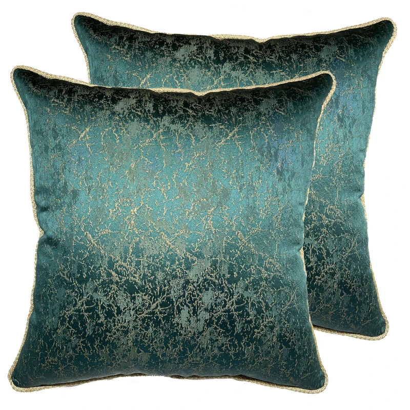 کوسن مدل پتینه رگه دار سایز 45*45 سانتی متر مجموعه 2 عددی