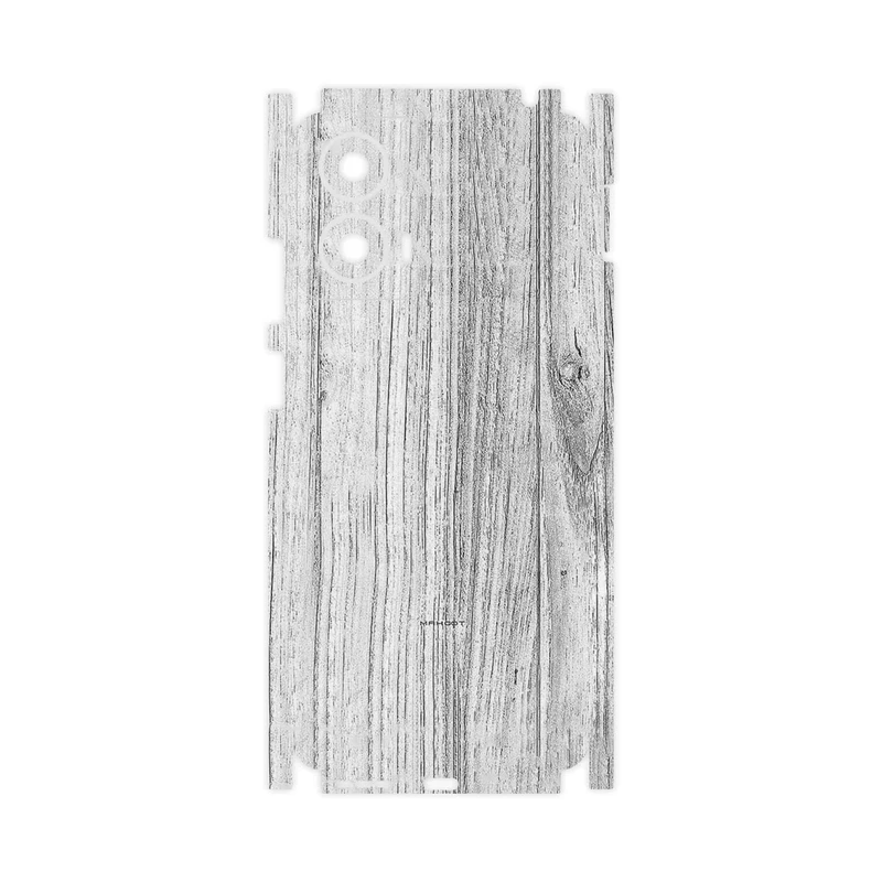برچسب پوششی ماهوت مدل White_Wood-FullSkin مناسب برای گوشی موبایل موتورولا Moto G24