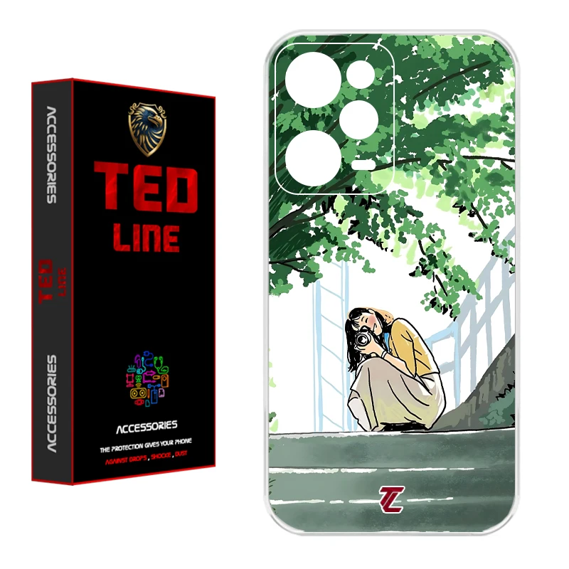 کاور تدلاین طرح دختر عکاس کد 1206 مناسب برای گوشی موبایل شیائومی Redmi Note 12 Pro 5G / Poco X5 Pro