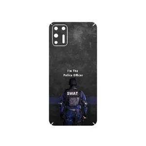 MAHOOT Police Officer Cover Sticker for Motorola Moto G9 Plus
