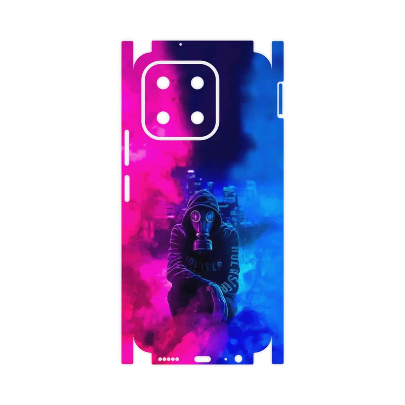 برچسب پوششی ماهوت مدل Smoke Rainbow Digital Art 2-FullSkin مناسب برای گوشی موبایل آنر X6b
