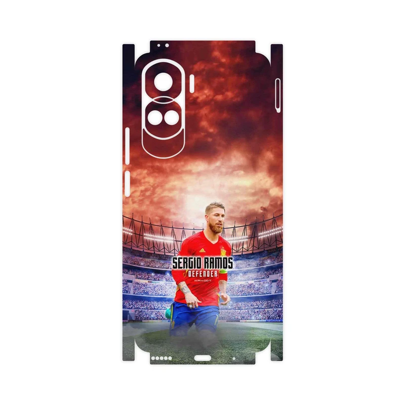 برچسب پوششی ماهوت مدل Sergio Ramos-FullSkin مناسب برای گوشی موبایل آنر 90 Lite
