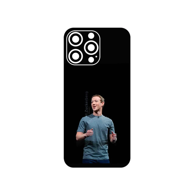برچسب پوششی ماهوت مدل Mark_Zuckerberg مناسب برای گوشی موبایل اپل iPhone 14 Pro Max