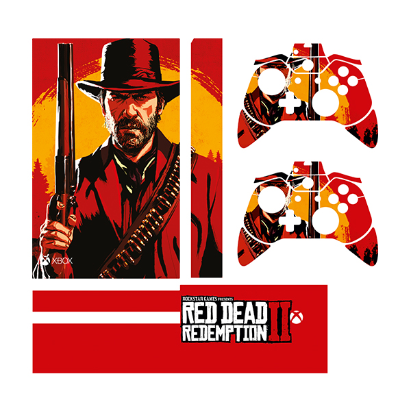 برچسب کنسول بازی ایکس باکس One توییجین وموییجین مدل 01 RedDead مجموعه 5 عددی