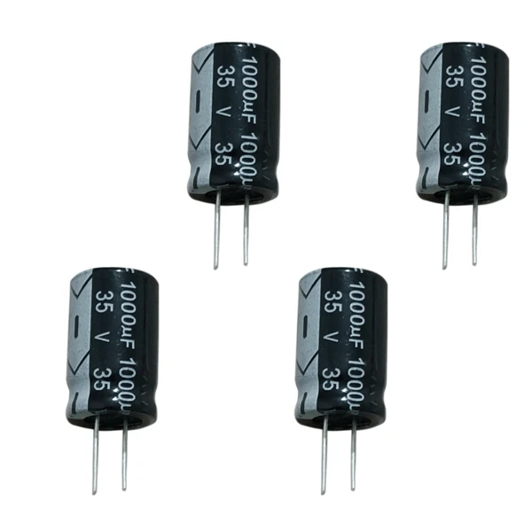 خازن 1000 میکروفاراد 35 ولت مدل HON35V بسته 4 عددی