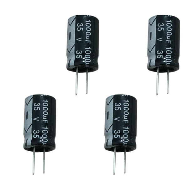 خازن 1000 میکروفاراد 35 ولت مدل HON35V بسته 4 عددی