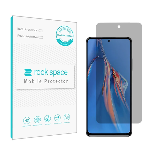 محافظ صفحه نمایش حریم شخصی راک اسپیس مدل HyPRV مناسب برای گوشی موبایل شیائومی Redmi Note 11E Pro