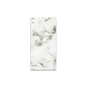 MAHOOT Blanco-Smoke-Marble Cover Sticker for Huawei Ascend P6