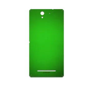 MAHOOT Metallic-Green Cover Sticker for Sony Xperia C3 Dual