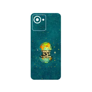 MAHOOT Collage of Earth Face Cover Sticker for Realme C30s