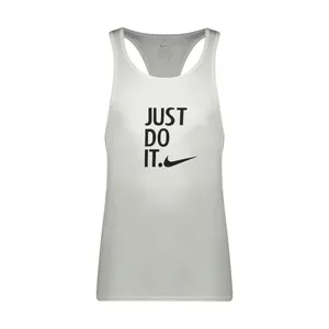 تاپ ورزشی مردانه مدل 01 طرح JUST DO IT رنگ سفید