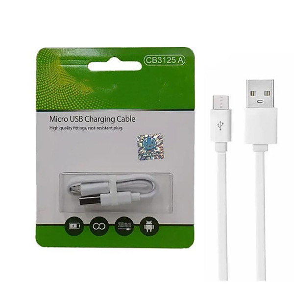 کابل تبدیل USB به microUSB  مدل CB3125A طول 0.2 متر