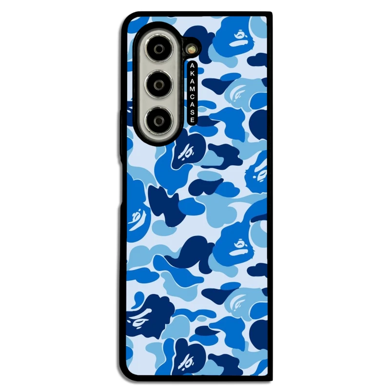 کاور آکام مدل AMC-WSGZFOLD5-BLUE-26 مناسب برای گوشی موبایل سامسونگ Galaxy Z Fold 5