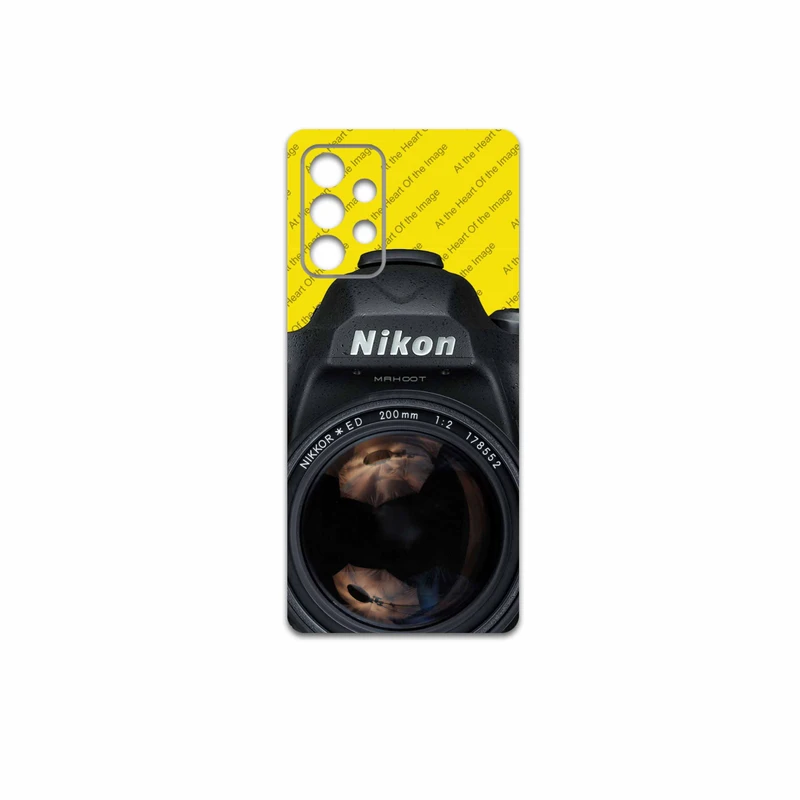 برچسب پوششی ماهوت مدل Nikon-Logo مناسب برای گوشی موبایل سامسونگ Galaxy A52 5G