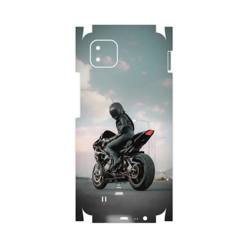 برچسب پوششی ماهوت مدل Motorcycling-FullSkin مناسب برای گوشی موبایل ریلمی C11 2021