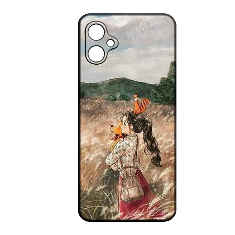 کاور طرح دخترانه کد 228 مناسب برای گوشی موبایل سامسونگ Galaxy A04