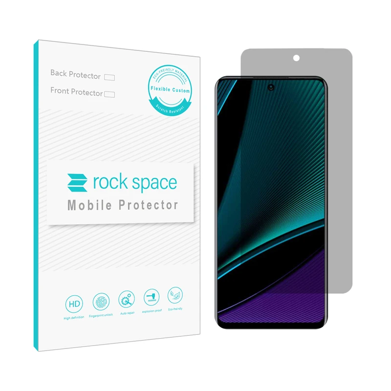 محافظ صفحه نمایش حریم شخصی راک اسپیس کد PRV مناسب برای گوشی موبایل اینفینیکس Note 11s