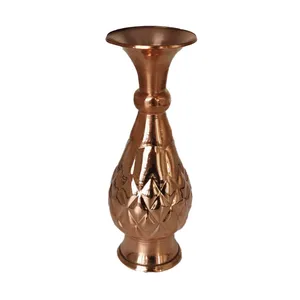 گلدان مسی طرح هندسی کد11