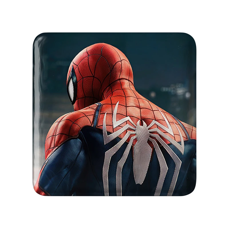 مگنت خندالو طرح پیترپارکر مردعنکبوتی مدل مربعی کد 30825