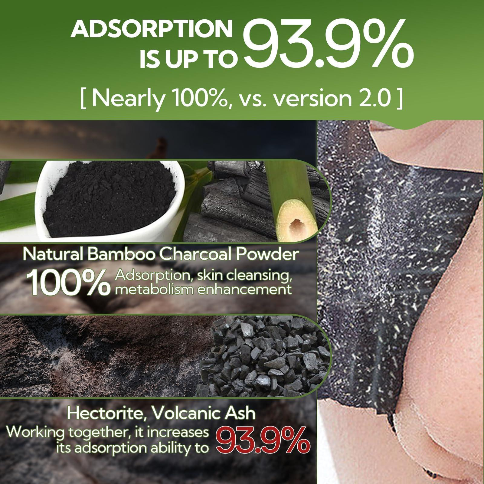 ماسک بینی لانبنا مدل ذغال فعال بامبو وزن 2 گرم بسته 6 عددی