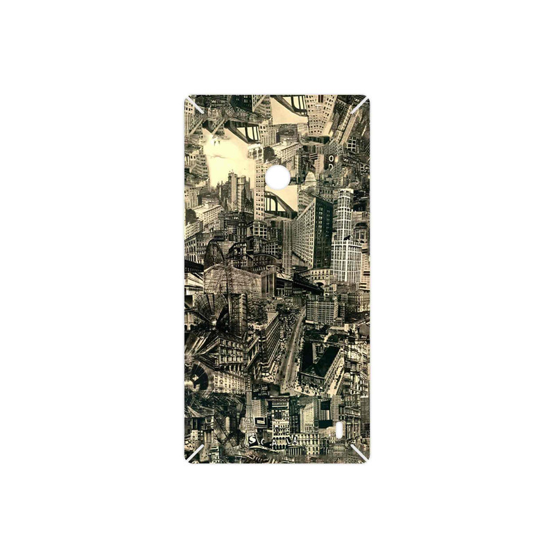 برچسب پوششی ماهوت مدل Collage of Skyscraper مناسب برای گوشی موبایل نوکیا Lumia 520