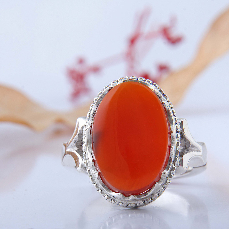 انگشتر نقره مردانه بازرگانی میلادی مدل رکاب دستساز عقیق سرخ یمنی کد AM_4449 انگشتر نقره مردانه بازرگانی میلادی مدل رکاب دستساز عقیق سرخ یمنی کد AM_4449