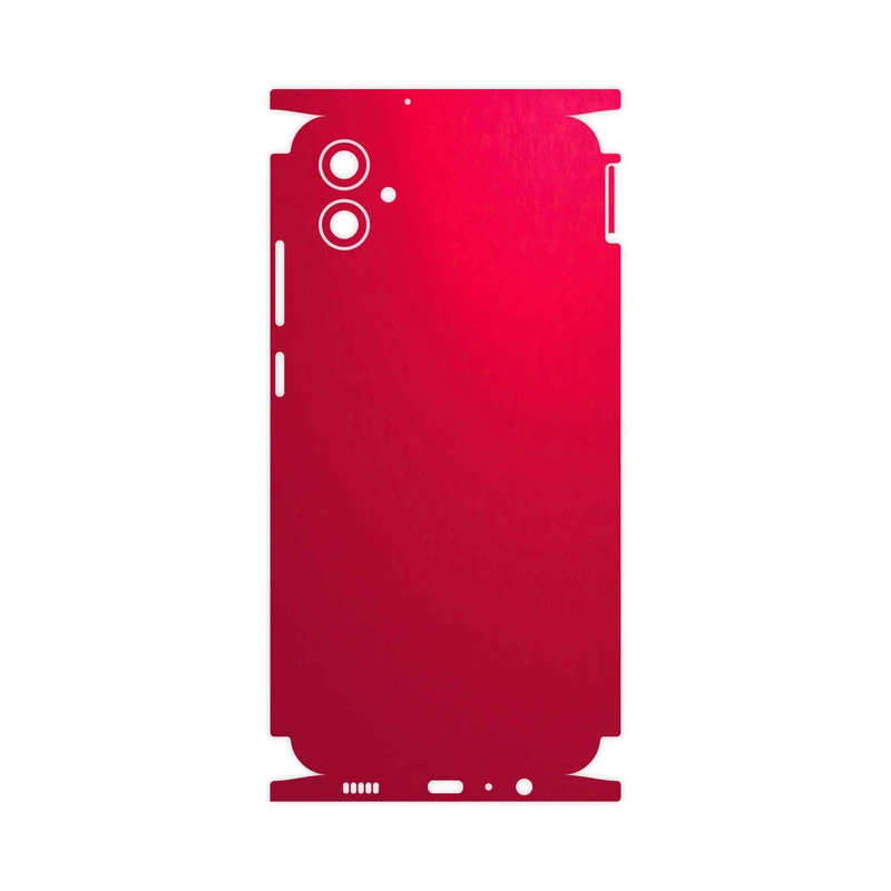 برچسب پوششی ماهوت مدل Matte-Warm-Red-FullSkin مناسب برای گوشی موبایل سامسونگ Galaxy F04