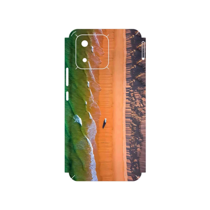 برچسب پوششی ماهوت مدل Beach and Green Sea مناسب برای گوشی موبایل آنر X5