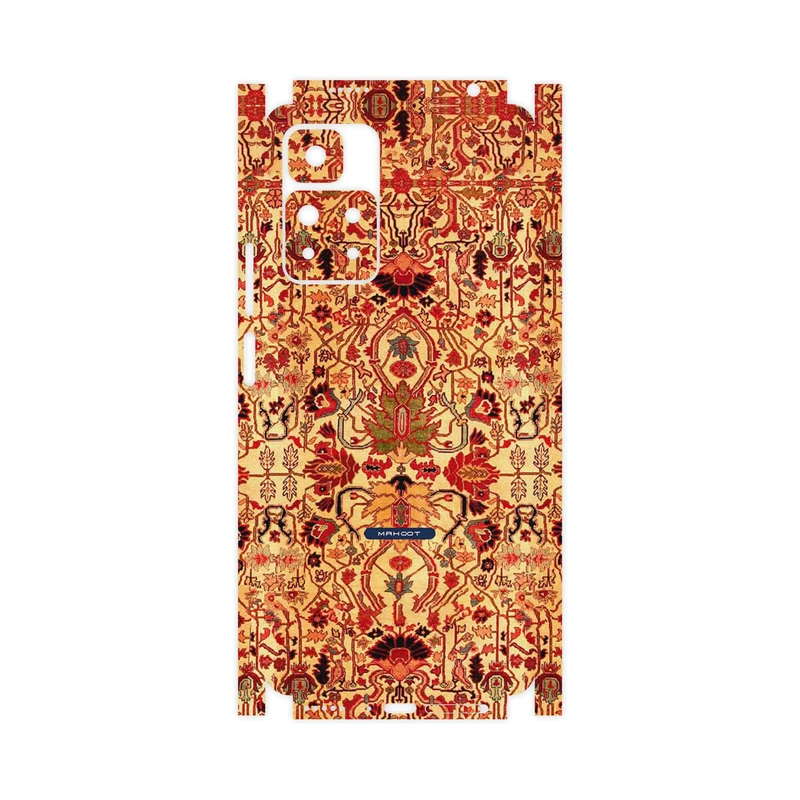 برچسب پوششی ماهوت مدل Persian_Carpet_Yellow-FullSkin مناسب برای گوشی موبایل شیائومی Redmi Note 11 Pro Plus 5G