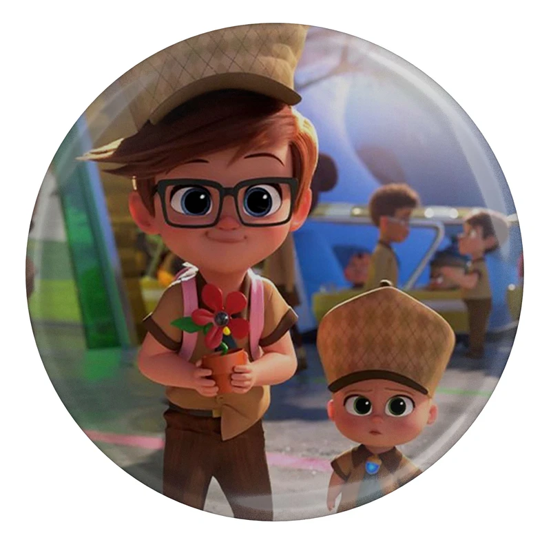 پیکسل طرح کارتون بچه رئیس مدل S11550