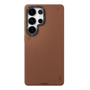 کاور یانگ کیت مدل Matte Leather Case مناسب برای گوشی موبایل سامسونگ Galaxy S25 Ultra