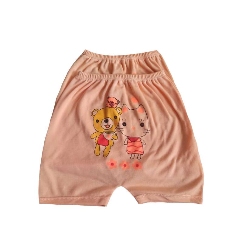 شورت دخترانه کد 0821 بسته 2 عددی