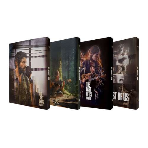 دفتر کلاسوری 100 برگ پدیده نقش مدل 26 حلقه کالکشن game طرح the last of us مجموعه 4 عددی