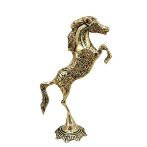 دکوری برنجی مدل اسب پرشی یک طرفه