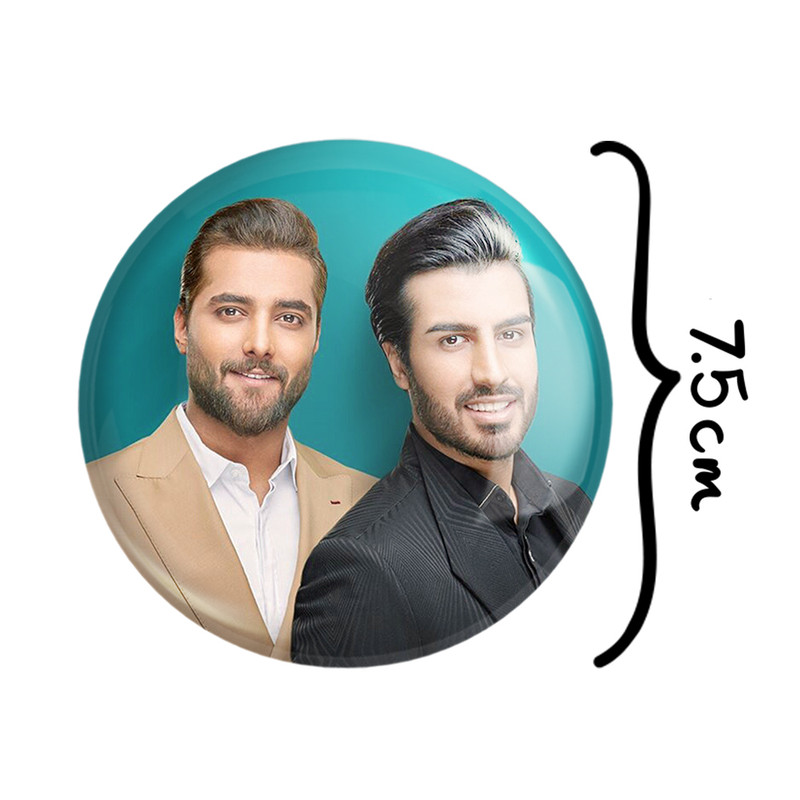 آینه جیبی خندالو مدل ماکان بند  کد 2542
