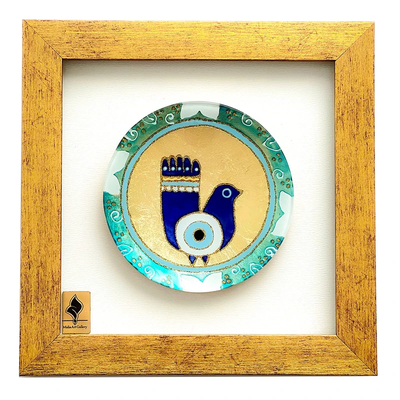تابلو ویترای  میدیس آرت مدل چشم نظر کد 3008