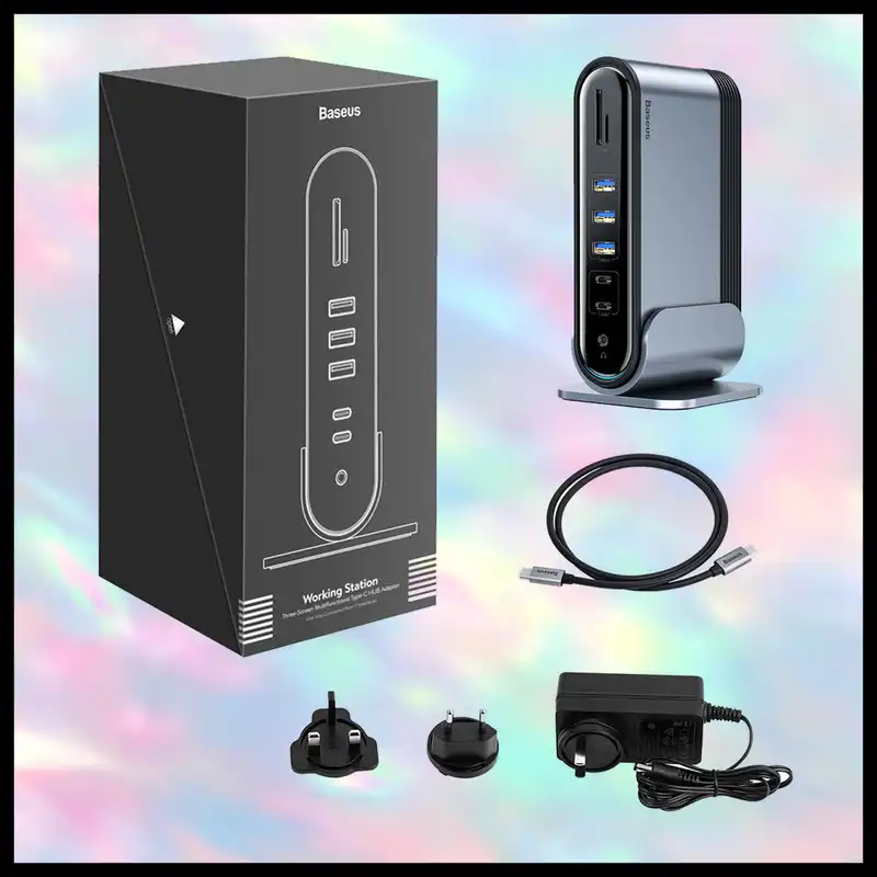 هاب 17 پورت USB-C باسئوس مدل CAHUB-DG0G