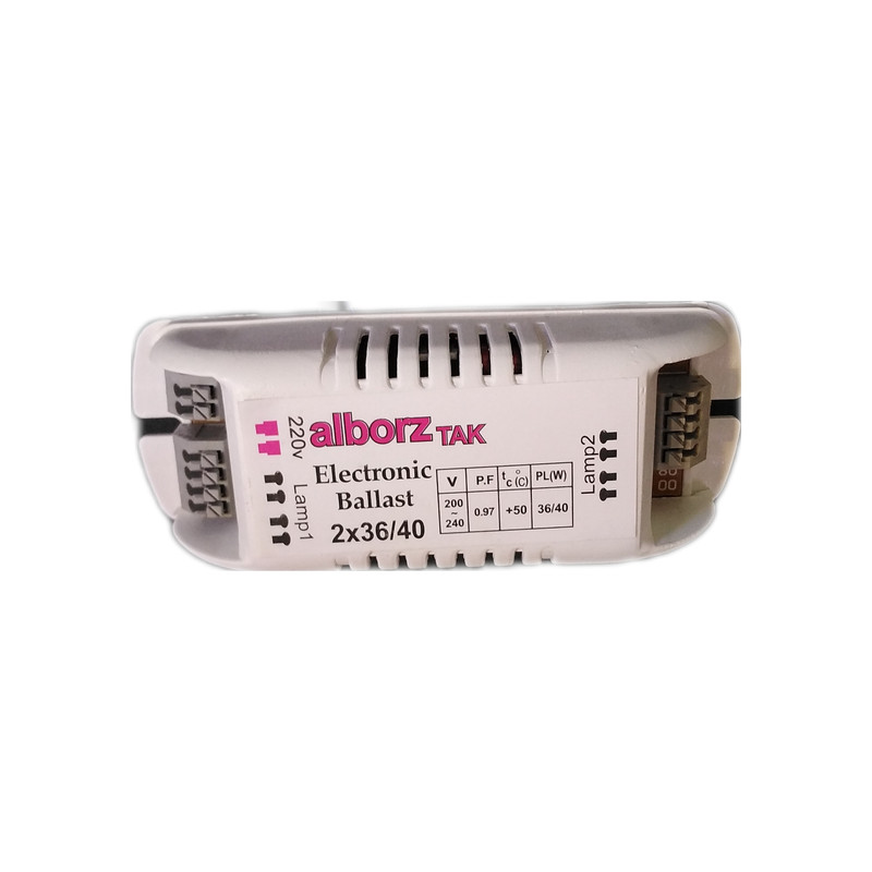 ترانس الکترونیکی 2x36 مهتابی واف پی ال  مدل البرز