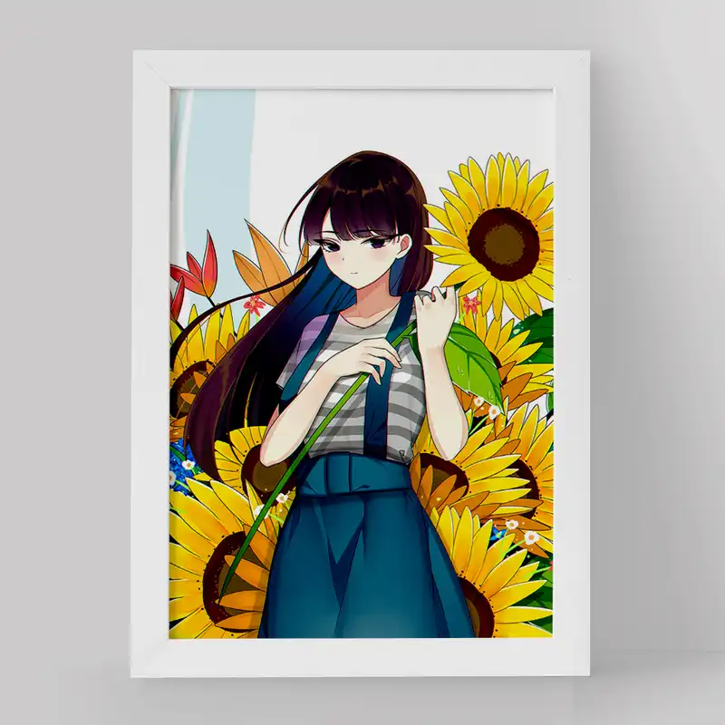 تابلو خندالو مدل انیمه کومی سان کد 16083