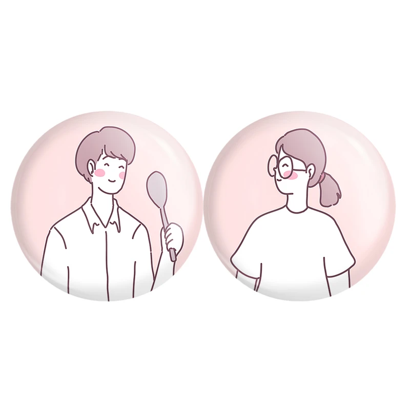 مگنت خندالو مدل آشپزی دو نفره کد A102 مجموعه 2 عددی