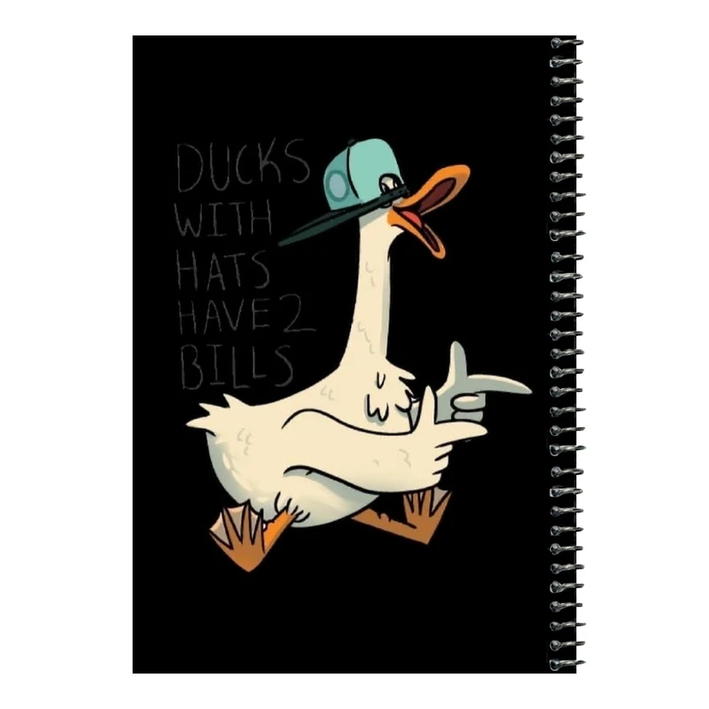 دفتر مشق 80 برگ اس جی مدل اردک کلاهدار    