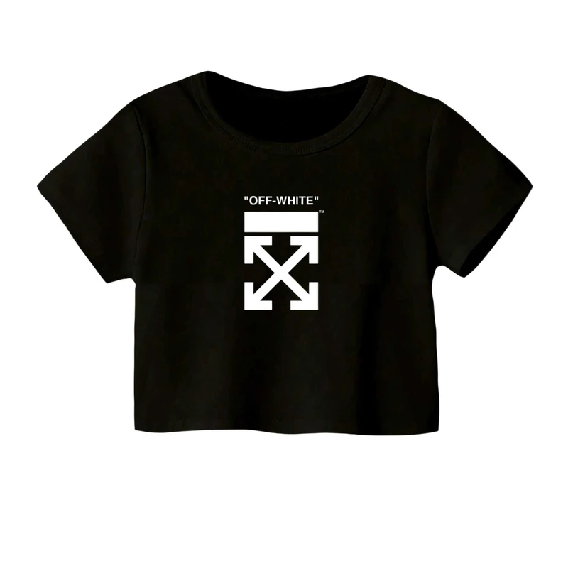 کراپ‌ تی‌شرت آستین کوتاه زنانه مدل اسپرت کد 20