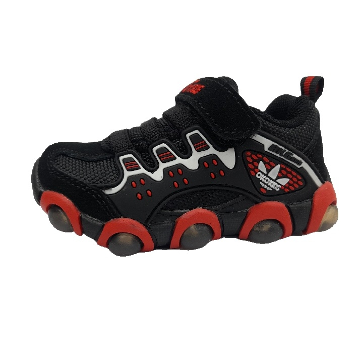 کفش پیاده روی پسرانه بی کی جی کیدز مدل چراغدار