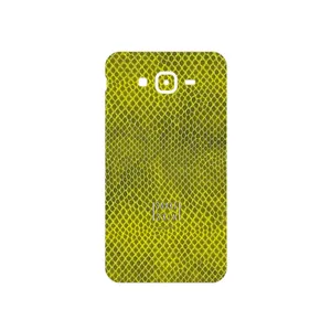 MAHOOT Yellow Snake Skin Cover Sticker for Samsung Galaxy J7 Core