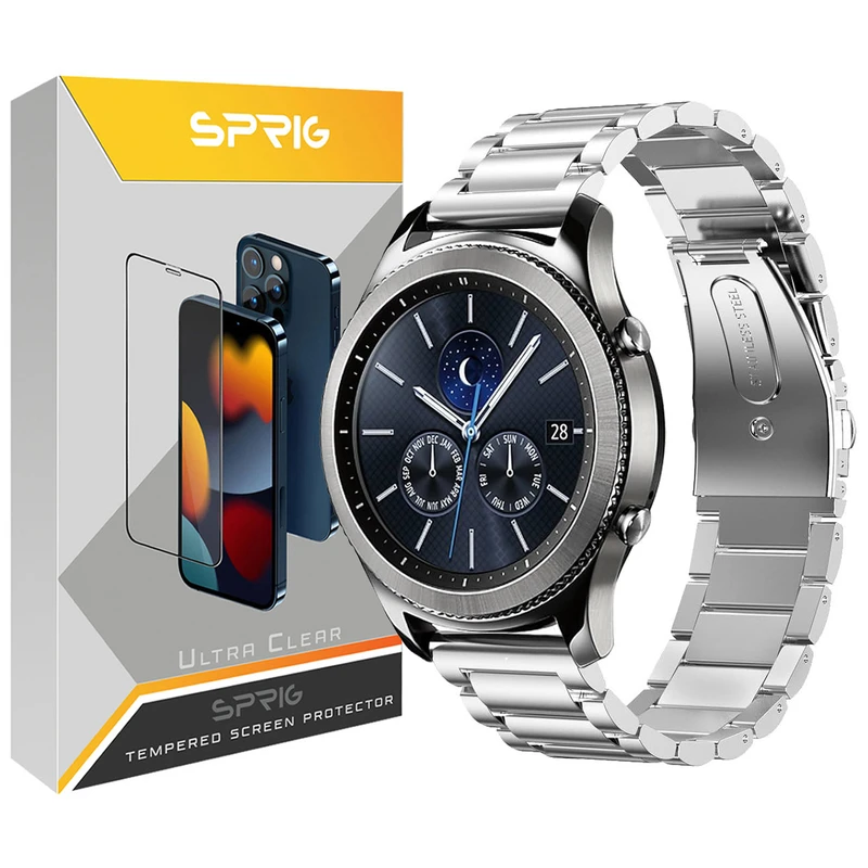 بند اسپریگ مدل 3Bid TW مناسب برای ساعت هوشمند سامسونگ Galaxy Watch 3 45mm / Gear S3 Frontier / Gear S3