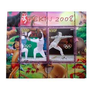 تمبر یادگاری مدل شمشیریازی کد bc-1151 مجموعه 2 عددی