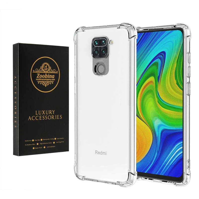 کاور زوبینا مدل Clear مناسب برای گوشی موبایل شیائومی Redmi Note 9 