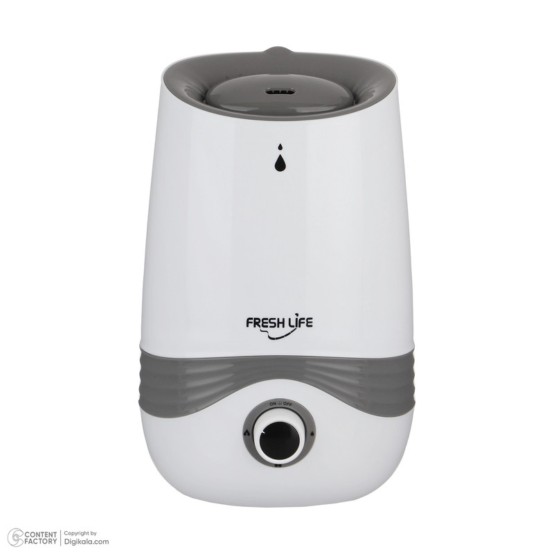 دستگاه بخور و رطوبت‌ساز سرد 4.2 لیتری برند فرش لایف، مناسب برای فضای 35 مترمربع، میزان کارکرد مداوم 14 ساعت، منبع انرژی برق، با قابلیت خاموشی خودکار بعد از اتمام آب، مدل C5